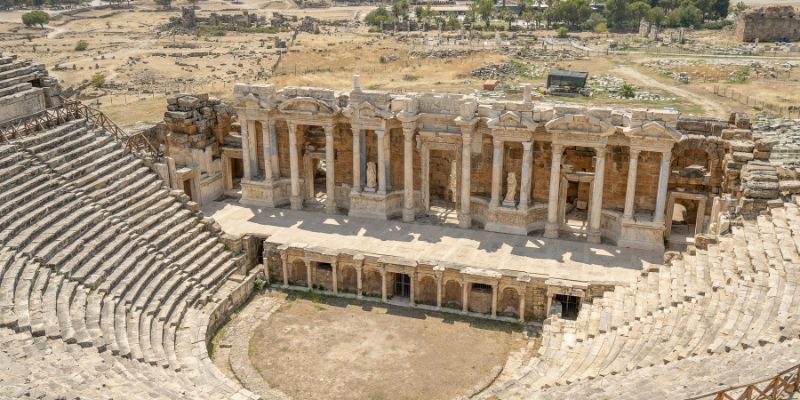 hierapolis theatre ruins -Turkey