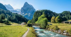 Switzerland seasonal scenery